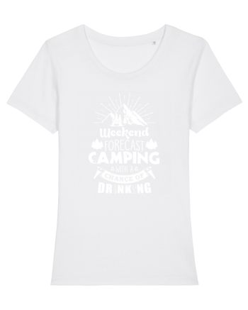 Camping with a chance of drinking White