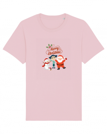 Merry Christmas Cotton Pink