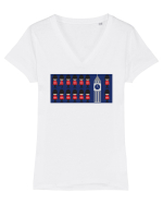 London baby Tricou mânecă scurtă guler V Damă Evoker