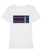 London baby Tricou mânecă scurtă guler larg fitted Damă Expresser