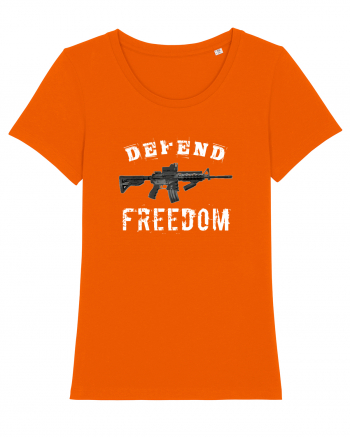 Defend Freedom Bright Orange