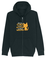 Cat Kitten Meow Hanorac cu fermoar Unisex Connector