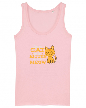 Cat Kitten Meow Cotton Pink