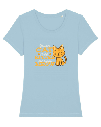 Cat Kitten Meow Sky Blue