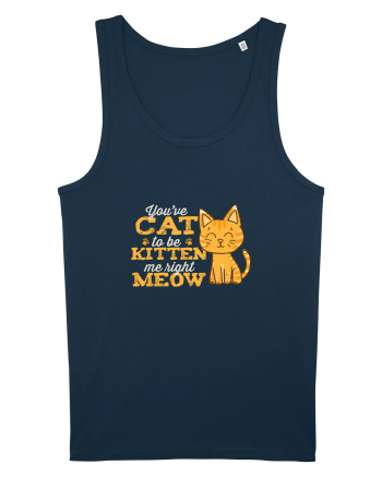Cat Kitten Meow Navy