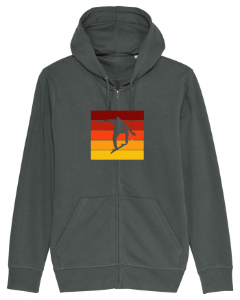 Retro Skateboarding Sunset - Skater For Life Anthracite