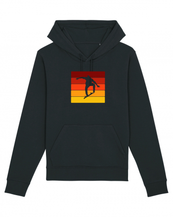 Retro Skateboarding Sunset - Skater For Life Black