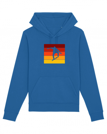 Retro Skateboarding Sunset - Skater For Life Royal Blue