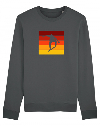 Retro Skateboarding Sunset - Skater For Life Anthracite