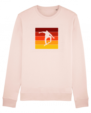 Retro Skateboarding Sunset - Skater For Life Candy Pink