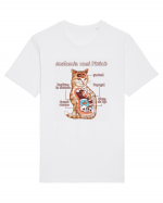 Anatomia unei pisici Tricou mânecă scurtă Unisex Rocker
