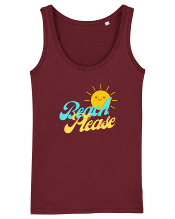 Beach Please Burgundy