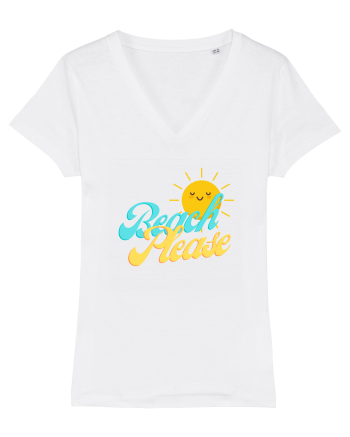 Beach Please White