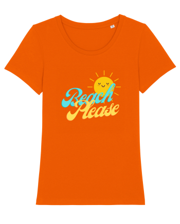 Beach Please Bright Orange