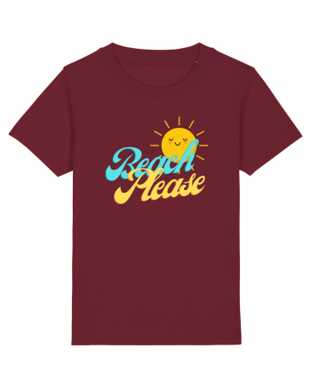 Beach Please Burgundy