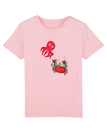 Rac vs Caracatiță Cotton Pink