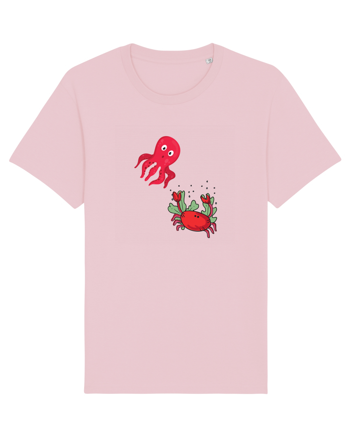 Tricou mânecă scurtă Unisex Rocker Cotton Pink