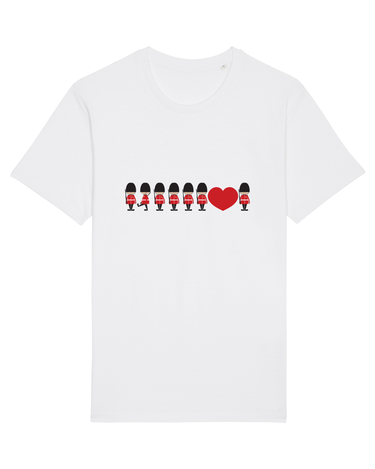 Tricou mânecă scurtă Unisex Rocker White