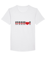 Love London Tricou mânecă scurtă guler larg Bărbat Skater