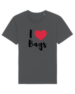 I love bags negru Tricou mânecă scurtă Unisex Rocker