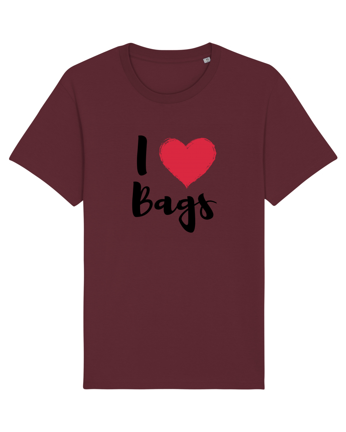 Tricou mânecă scurtă Unisex Rocker Burgundy