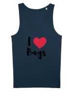 I love bags negru Maiou Bărbat Runs