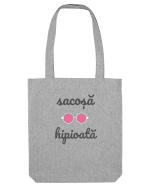 Sacoșă hipioată ochelari roz gri Sacoșă textilă