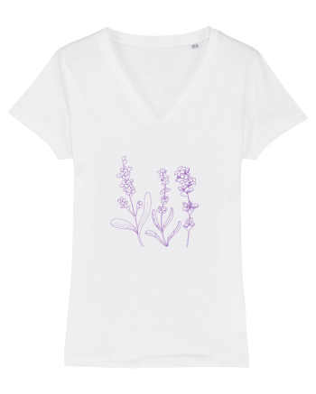Lavanda Mov White