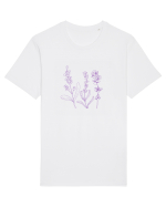 Lavanda Mov Tricou mânecă scurtă Unisex Rocker