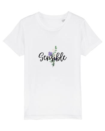Sensible floare albastră White