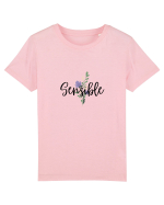 Sensible floare albastră Tricou mânecă scurtă  Copii Mini Creator