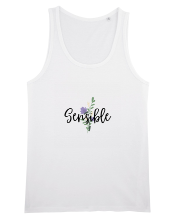 Sensible floare albastră White