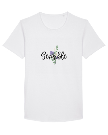Sensible floare albastră White
