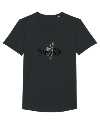 Sensible floare albastră Black