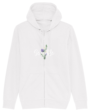 Sensible floare albastră White