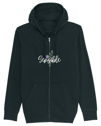 Sensible floare albastră Black