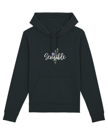Sensible floare albastră Black
