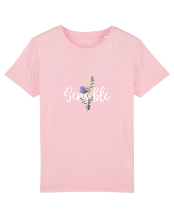 Sensible floare albastră Cotton Pink
