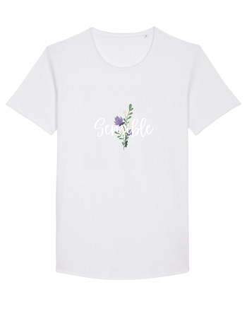 Sensible floare albastră White