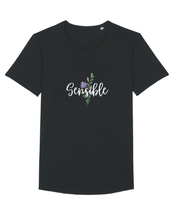 Sensible floare albastră Black