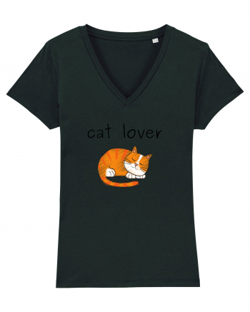 Cat Lover Black