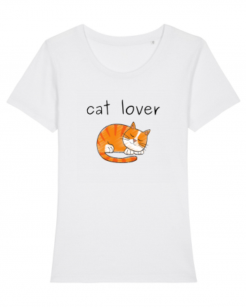 Cat Lover White