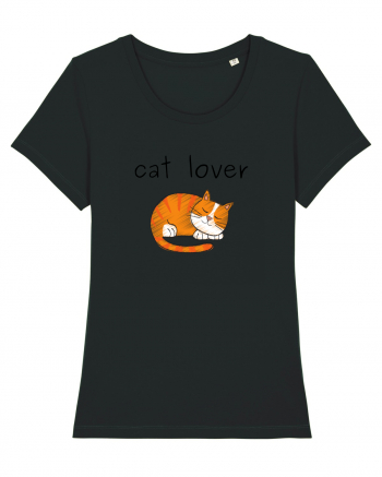 Cat Lover Black