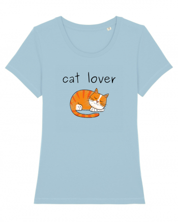 Cat Lover Sky Blue