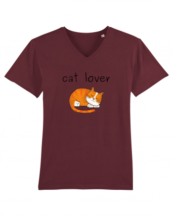 Cat Lover Burgundy