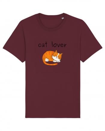 Cat Lover Burgundy