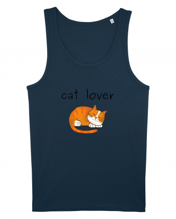 Cat Lover Navy