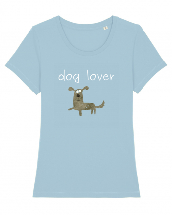 Dog Lover alb Sky Blue