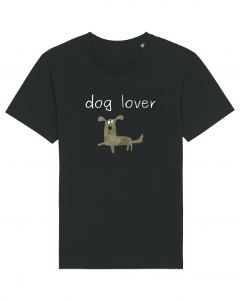 Dog Lover alb Black