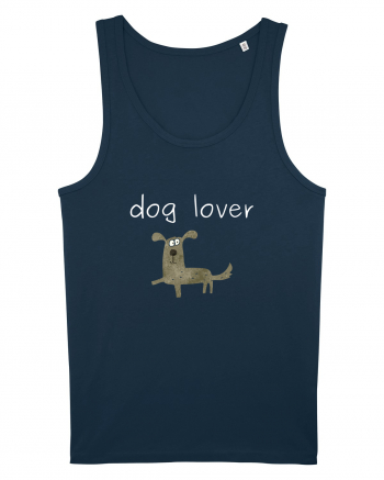 Dog Lover alb Navy